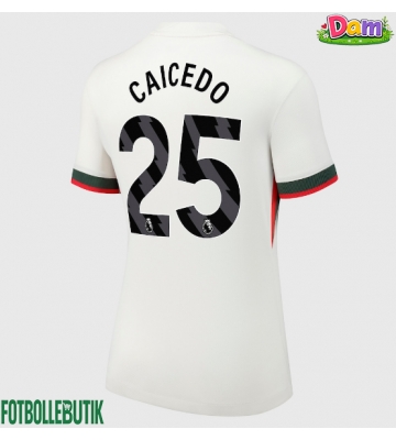 Chelsea Moises Caicedo #25 Bortatröja Kvinnor 2025-26 Kortärmad